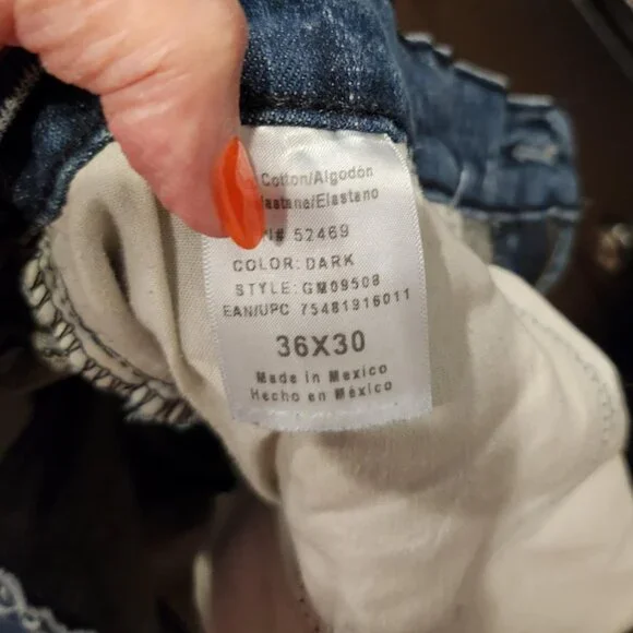 George 36x30 Athletic Fit Straight Leg Jeans for Men - Picture 10 of 10